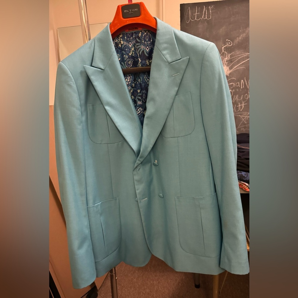 This double breasted Steven Land blazer is ready for the fall